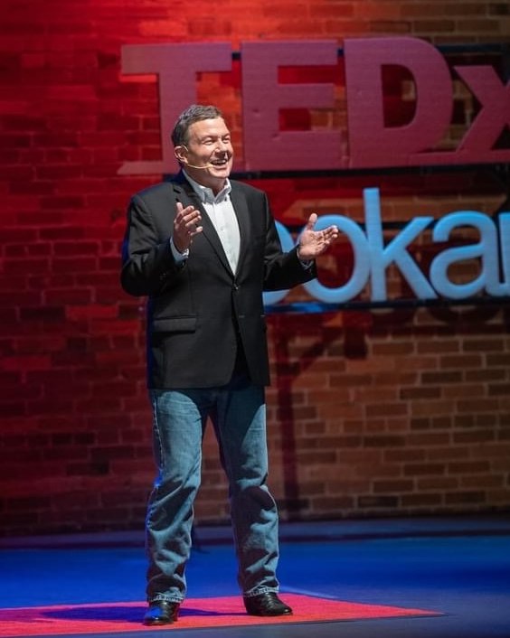 Terry L. Fossum speaking at TEDxSpokane
