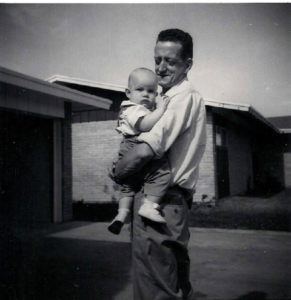 Terry Fossum with his dad